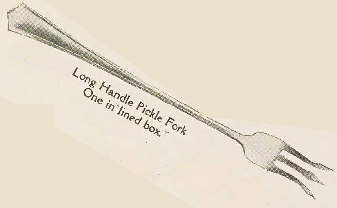 Catalog evidence for R. Wallace & Sons. — Hudson — Long Handle Pickle Fork
