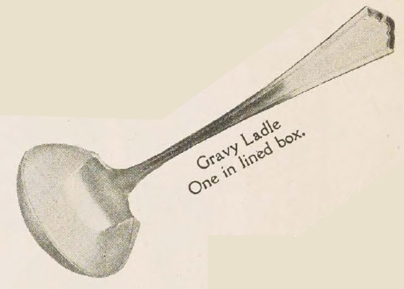 Catalog evidence for R. Wallace & Sons. — Hudson — Gravy Ladle