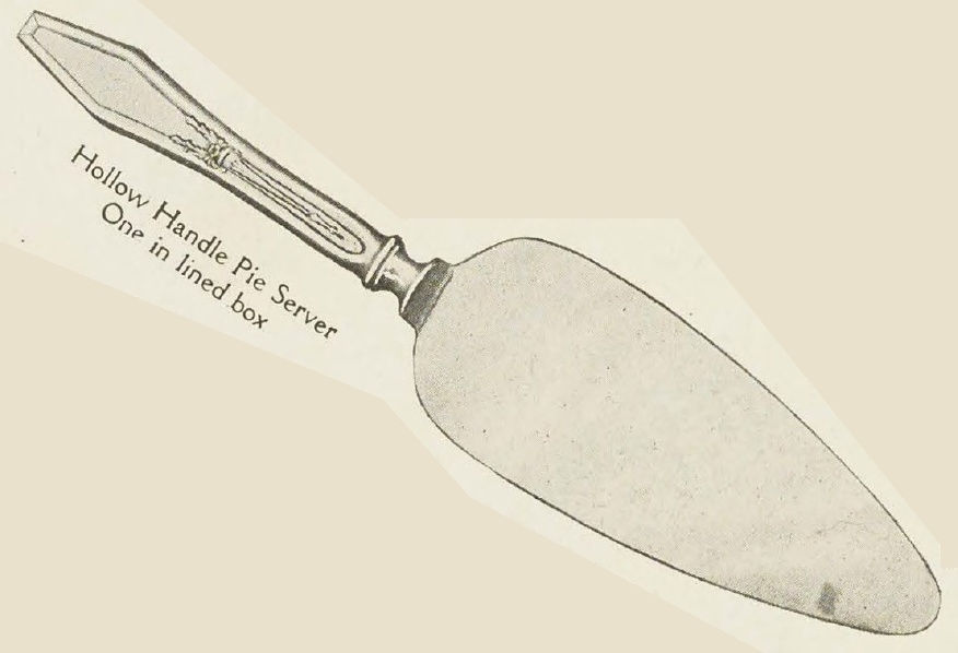 Catalog evidence for Holmes & Edwards — Jamestown — Hollow Handle Pie Server