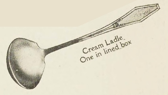 Catalog evidence for Holmes & Edwards — Jamestown — Cream Ladle