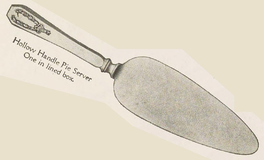 Catalog evidence for Holmes & Edwards — Carolina — Hollow Handle Pie Server