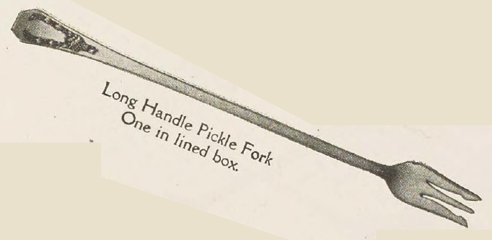 Catalog evidence for Holmes & Edwards — Carolina — Long Handle Pickle Fork