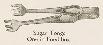 Catalog evidence for Holmes & Edwards — Carolina — Sugar Tongs