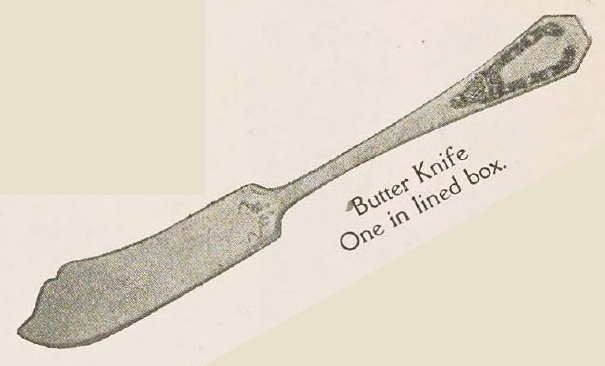Catalog evidence for Holmes & Edwards — Carolina — Butter Knife