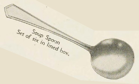 Catalog evidence for Wm. Rogers Mfg. Co. — General Putnam — Soup Spoons