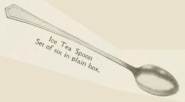 Catalog evidence for Wm. Rogers Mfg. Co. — General Putnam — Iced Tea Spoons