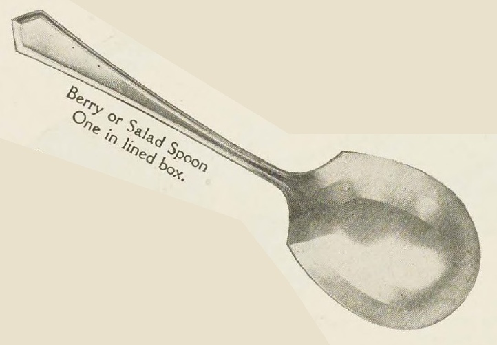 Catalog evidence for Wm. Rogers Mfg. Co. — General Putnam — Berry or Salad Spoon