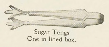 Catalog evidence for Wm. Rogers Mfg. Co. — General Putnam — Sugar Tongs