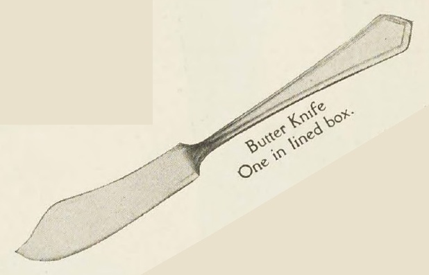 Catalog evidence for Wm. Rogers Mfg. Co. — General Putnam — Butter Knife