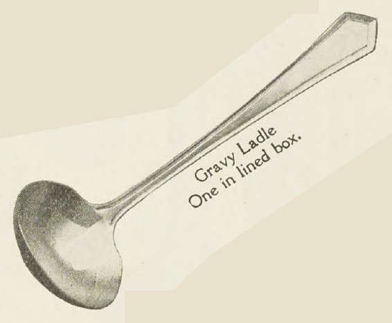 Catalog evidence for Wm. Rogers Mfg. Co. — General Putnam — Gravy Ladle