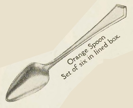 Catalog evidence for Wm. Rogers Mfg. Co. — General Putnam — Orange Spoons