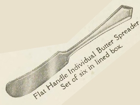 Catalog evidence for Wm. Rogers Mfg. Co. — General Putnam — Flat Handled Ind. Butter Spreaders