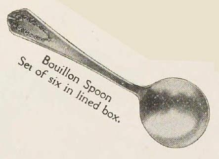 Catalog evidence for Wm. Rogers Mfg. Co. — Virginia — Bouillon Spoons