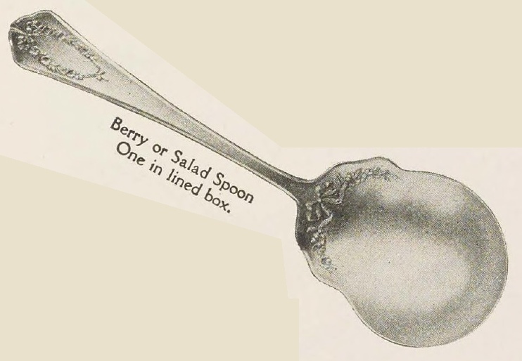 Catalog evidence for Wm. Rogers Mfg. Co. — Virginia — Berry or Salad Spoon