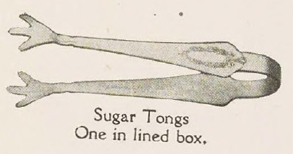 Catalog evidence for Wm. Rogers Mfg. Co. — Virginia — Sugar Tongs