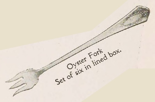 Catalog evidence for Wm. Rogers Mfg. Co. — Virginia — Oyster Forks