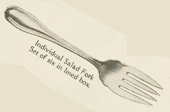Catalog evidence for William Rogers and Son — Clinton — Individual Salad Forks