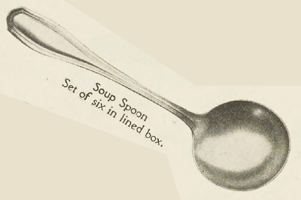 Catalog evidence for William Rogers and Son — Clinton — Soup Spoons; bulk