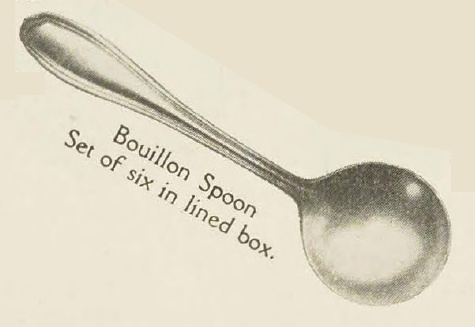 Catalog evidence for William Rogers and Son — Clinton — Bouillon Spoons