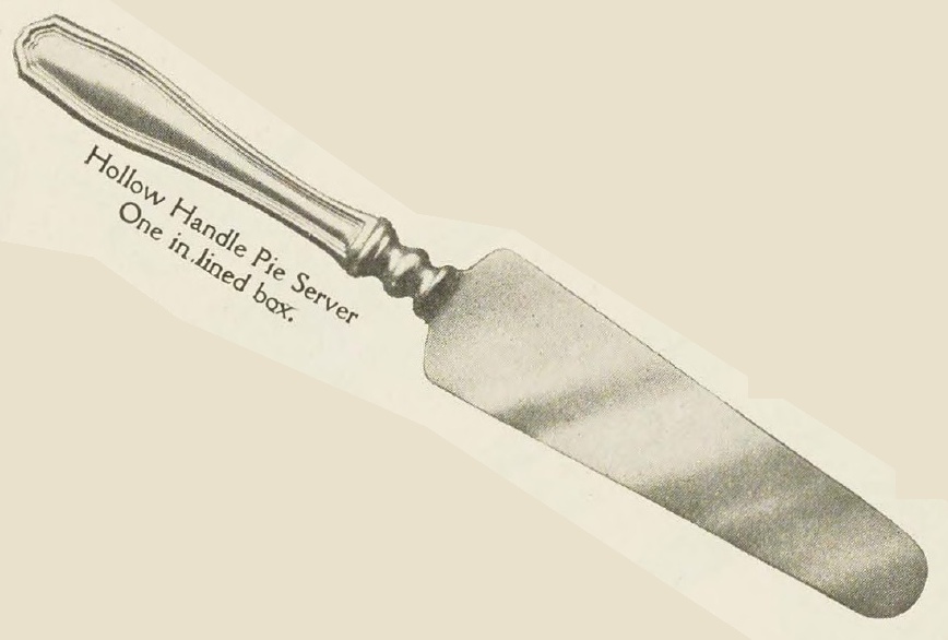 Catalog evidence for William Rogers and Son — Clinton — Hollow Handled Pie Server