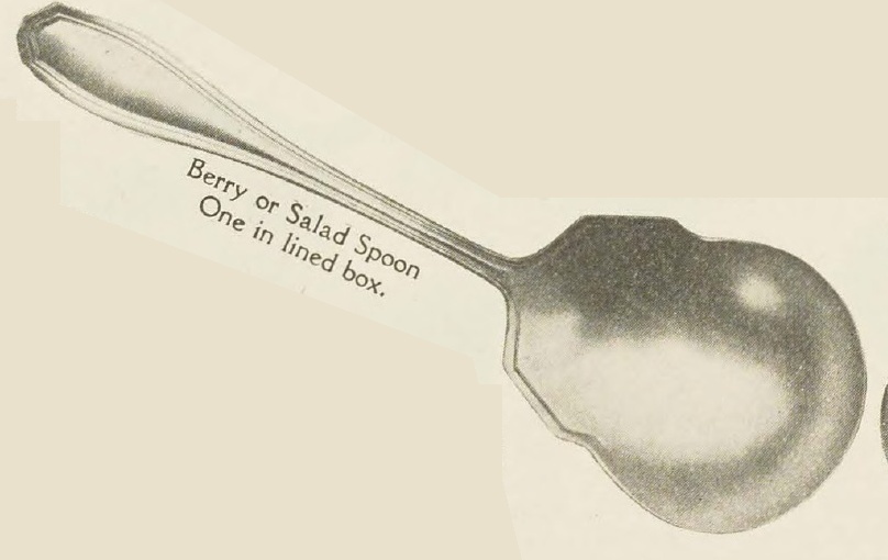Catalog evidence for William Rogers and Son — Clinton — Berry or Salad Spoon