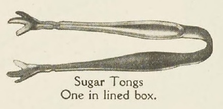 Catalog evidence for William Rogers and Son — Clinton — Sugar Tongs