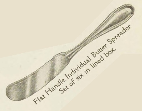 Catalog evidence for William Rogers and Son — Clinton — Flat Handled Ind. Butter Spreaders