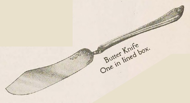 Catalog evidence for Wm. Rogers Mfg. Co. — Hampden — Butter Knife