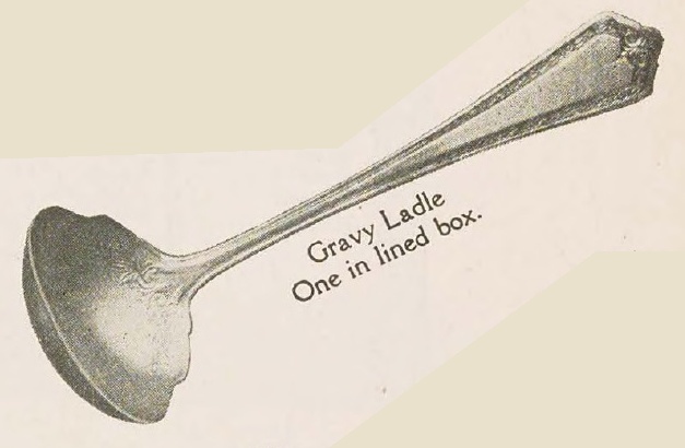 Catalog evidence for Wm. Rogers Mfg. Co. — Hampden — Gravy Ladle