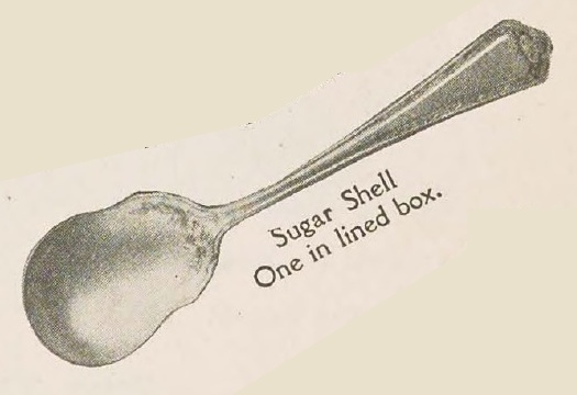 Catalog evidence for Wm. Rogers Mfg. Co. — Hampden — Sugar Shell