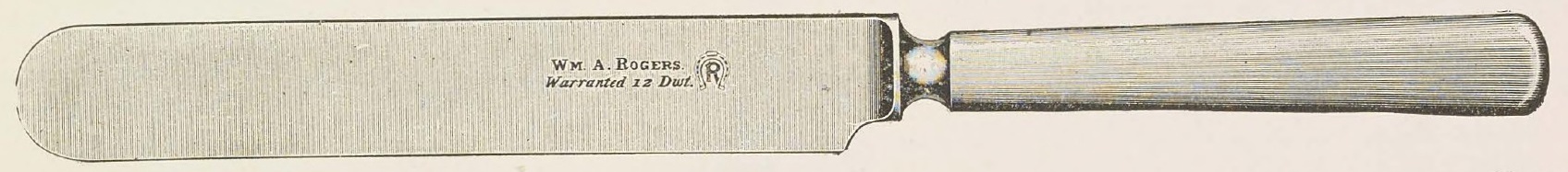 Catalog evidence for Wm. A. Rogers — lower-2500 — Steel Medium Knives