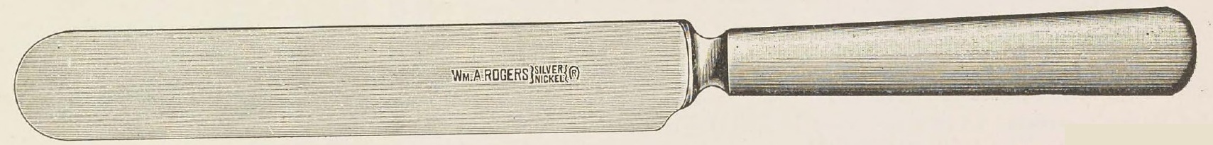 Catalog evidence for Wm. A. Rogers — unplated — Medium Knives