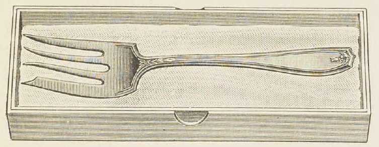 Catalog evidence for 1881 Rogers — Chippendale — Cold Meat Fork; in lined box