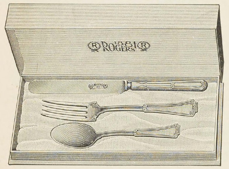 Catalog evidence for 1881 Rogers — Grecian — Child’s Grecian 3 Piece Set