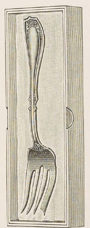 Catalog evidence for Wm. A. Rogers, Limited — Irving — Cold Meat Fork; with plain tines