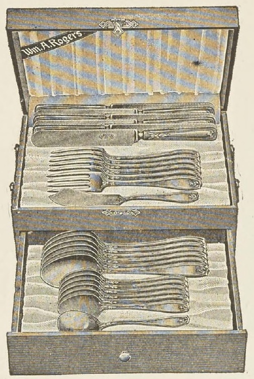 Catalog evidence for Wm. A. Rogers — Chippendale 26 Piece Set