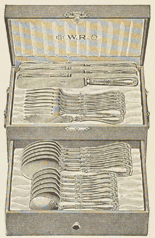Catalog evidence for Wm. A. Rogers — Irving Pattern 26 Piece Set