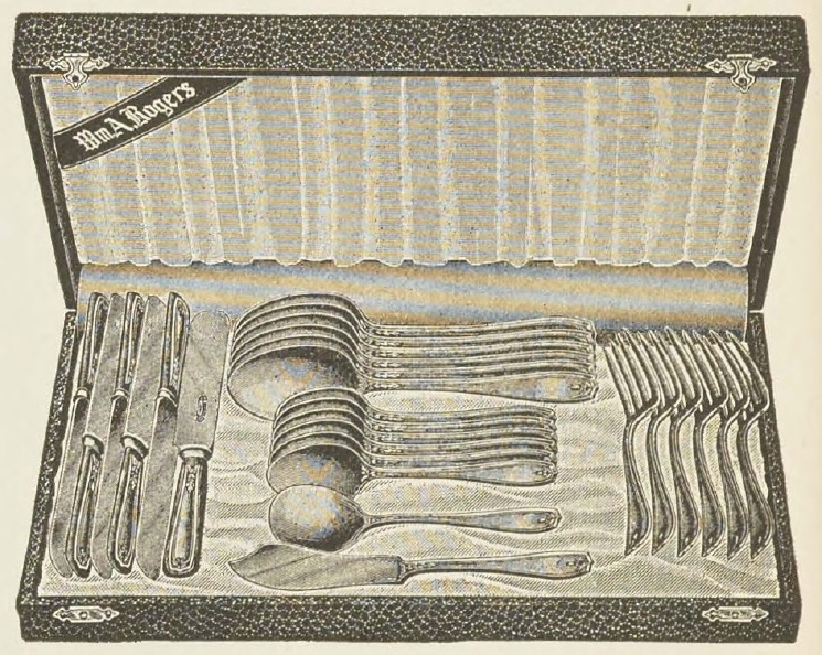 Catalog evidence for Wm. A. Rogers — Chippendale Pattern 26 Piece Set