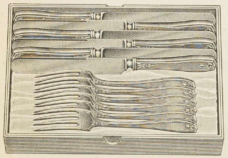 Catalog evidence for Wm. A. Rogers — Chippendale Pattern 12 Piece Combination Set