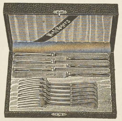 Catalog evidence for Wm. A. Rogers — Grecian Pattern 12 Piece Combination Set