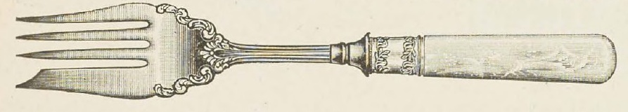 Catalog evidence for Universal Pearl Handle Table Cutlery — Cold Meat Fork