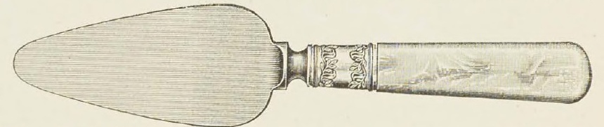 Catalog evidence for Universal Pearl Handle Table Cutlery — Cheese Server