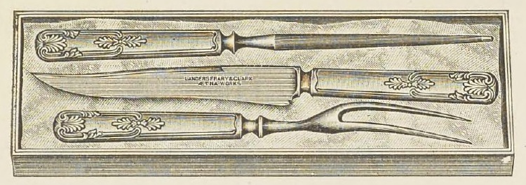 Catalog evidence for Three Piece Breakfast Carvers
