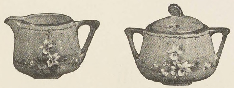 Catalog evidence for Sugar and Creamer