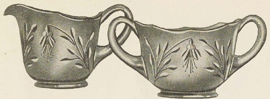 Catalog evidence for Sugar and Creamer