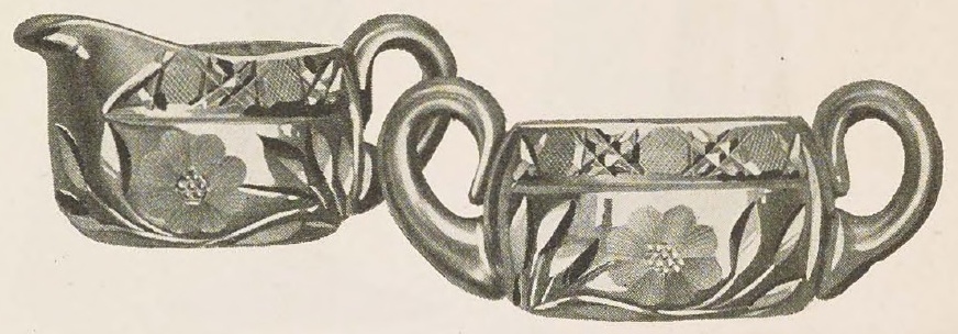 Catalog evidence for Sugar and Creamer
