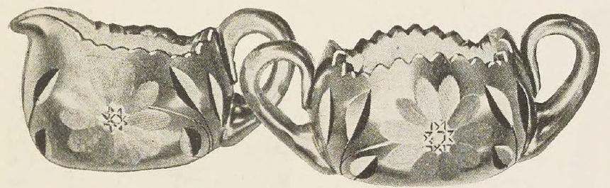 Catalog evidence for Sugar and Creamer