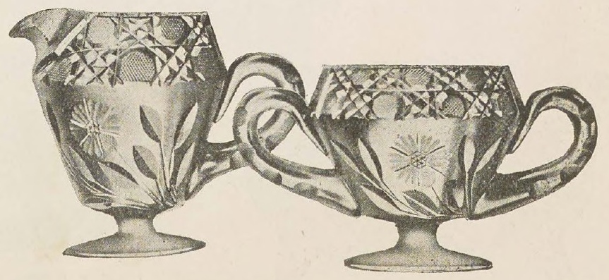 Catalog evidence for Footed Sugar and Creamer