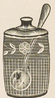 Catalog evidence for Horse Radish Jar with Spoon