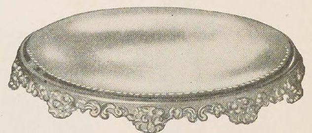 Catalog evidence for Footed Round Mirror Plateau